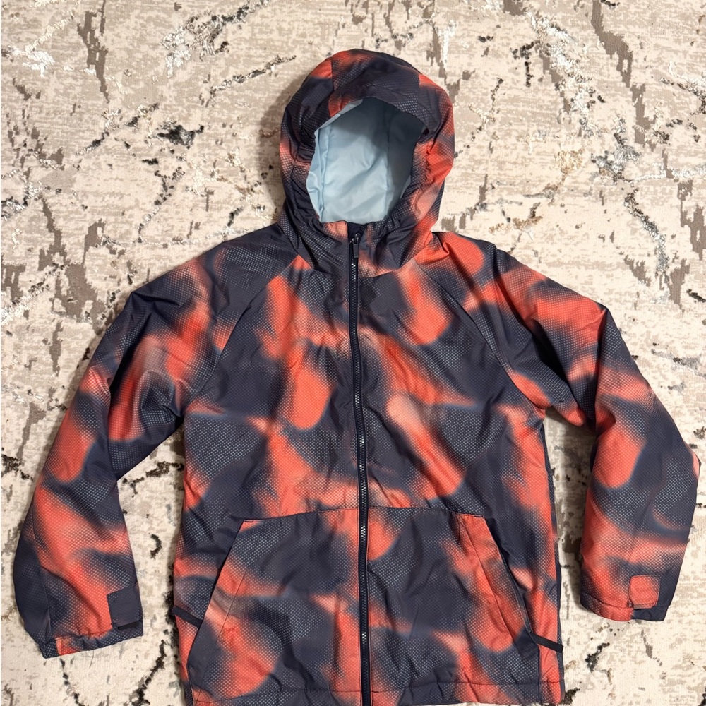 Outer layer All in Motion Orange and Grey Hooded Jacket. Boys XL